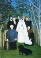 the wedding party Henri Rousseau Post Impressionism Naive Primitivism